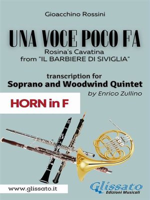 cover image of (Horn part) Una voce poco fa--Soprano & Woodwind Quintet